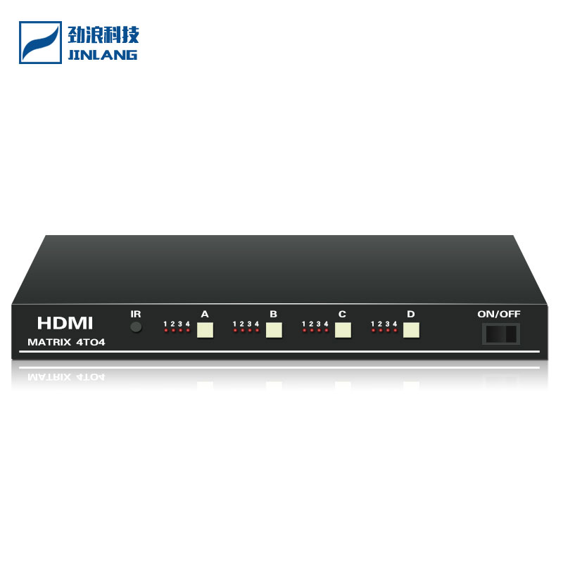 HDMI矩阵主机4进4出KD-HDMI0404 高清网络监控视频服务器定制